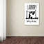 « lessive », art textuel sur toile tendue-23106951