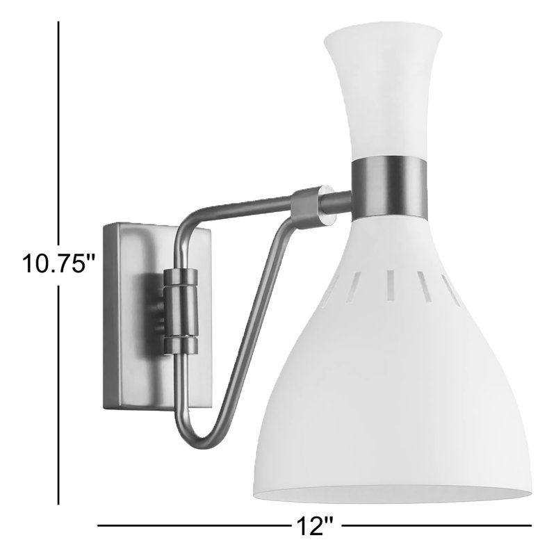 Joan Armed Sconce, Matte White
