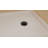 DreamLine SlimLine 36 inch D x 60 inch W x 2 3/4 inch H Single Threshold Biscuit Alcove Shower Base with 2 inch Matte Black Right Round Drain-118322001-118321997