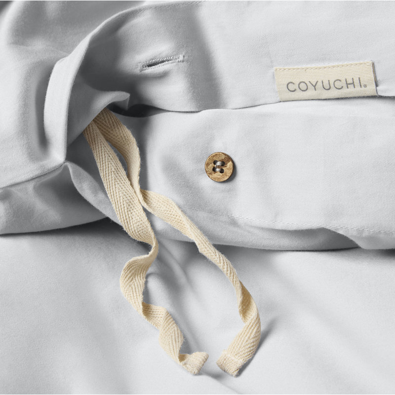 Cloud Soft Organic Sateen Duvet Cover, King/Cal King Duvet Cover, Seal