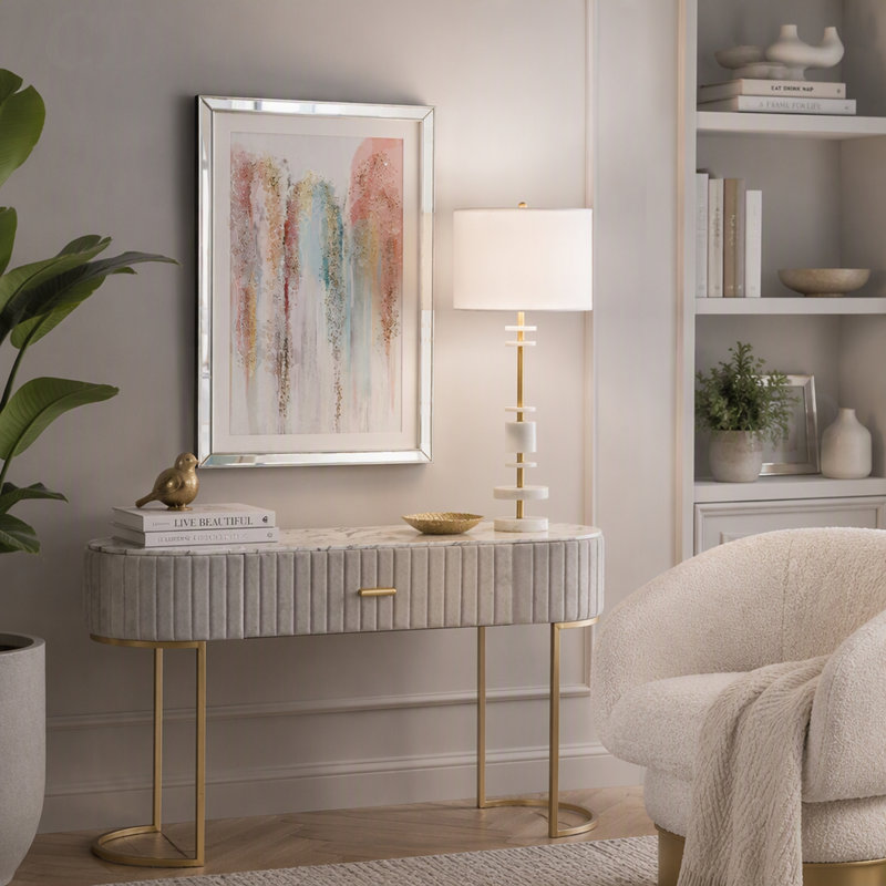 D13x32.8" Table Lamp (Requires Lamp Shade Assembly)
