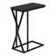 Table d'appoint, en forme de C, bout, côté, collation, stratifié, métal, contemporain, moderne-273209905