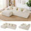 Modern Oversized Corner Sofa L-Shaped Corduroy Sofa With Storage Pockets -831990018-831990045
