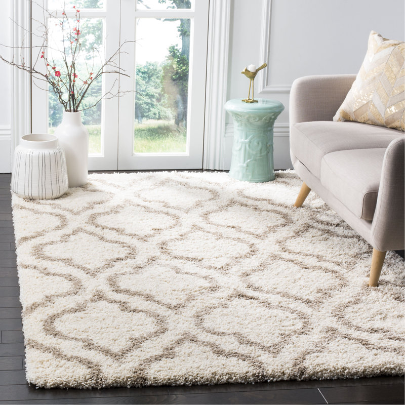 Tapis à poils longs Darrold Hudson, Rectangle 5 pi 3 po x 7 pi 6 po