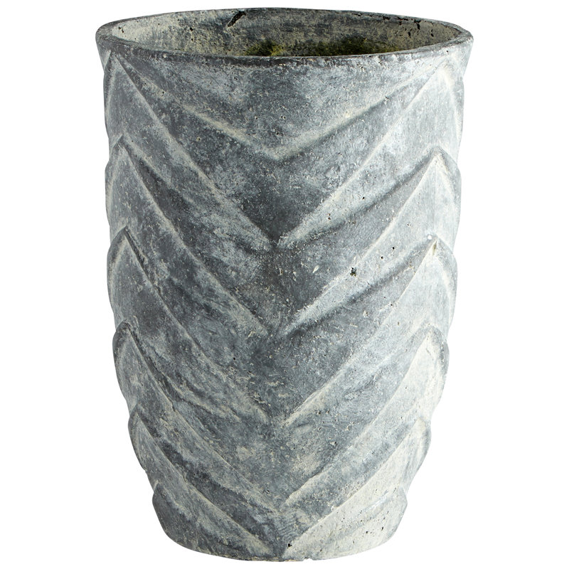 Bullard Handmade Ceramic Planter, 15" H x 11" W x 11" D	