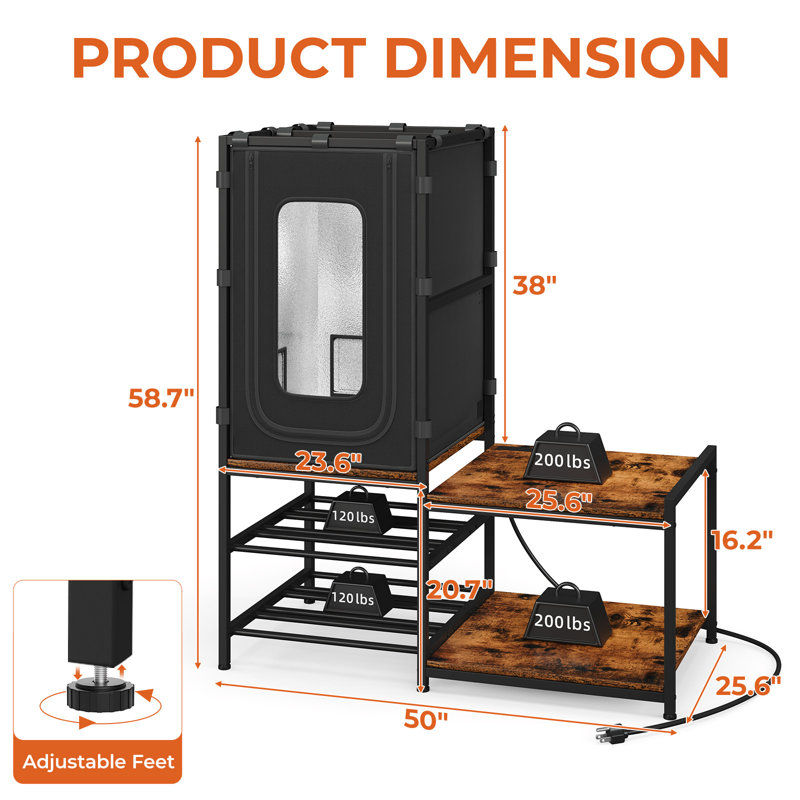Support pour imprimante 3D robuste Ikkle