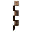 Carol 127.5cm H x 20cm W Corner Bookcase-57845926