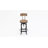 Oswalt Swivel Adjustable Height Counter Stool with Metal Frame