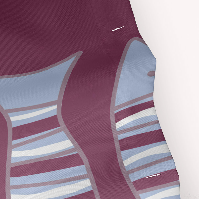 Rideau de douche simple Ludwig, Mauve