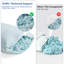 Adjustable Pillow, Queen Size Plus Shaped Memory Foam Pillows With Cooling Gel, Back, Stomach Or Side Sleeper