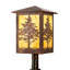 Rustic Lodge 1 - Light Pier Mount Light
