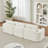 Compression Sofas, 109 Inch Chenille 3 Seat Modern Cloud Couch for Home