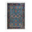 Tapis unique noué à la main Serapi - bleu clair, 6 pi 2 po x 8 pi 11 po Serapi