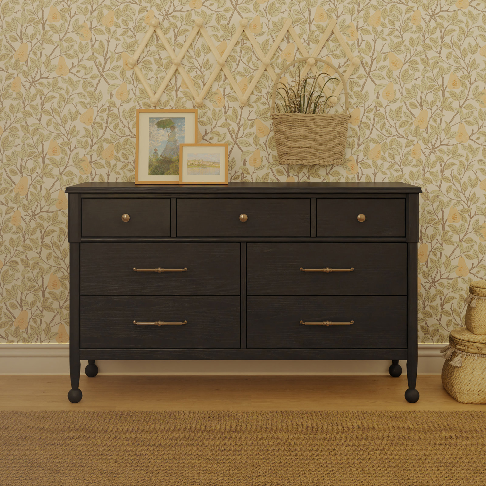Alouette Kids 7-Drawer Dresser, Archival Black