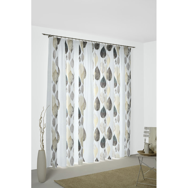 Ravae Blackout Single Curtain Panel, 220cm H x 145cm W, Grey