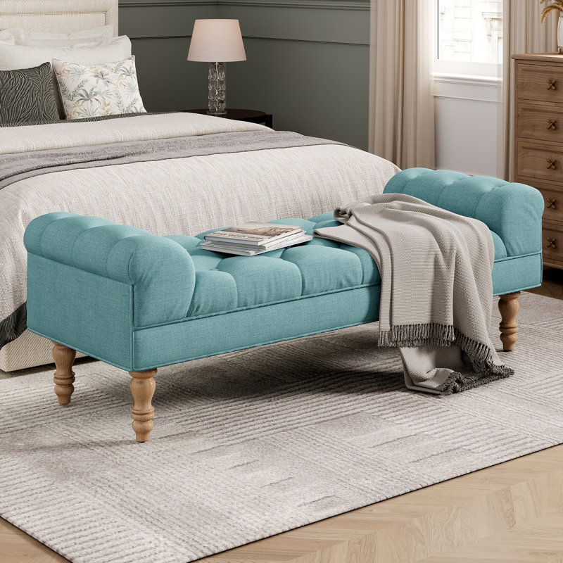 Banc rembourré Dusty Teal