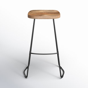 Geonna Solid Wood Bar & Counter Stool