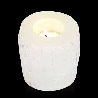 Porte-bougie Himalayan Glow Selenite Crystal