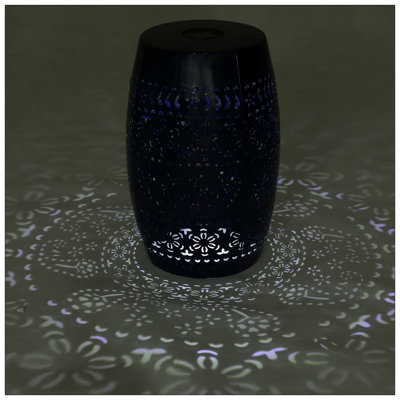SOLAR SIDE TABLE,DARK BLUE COLOR