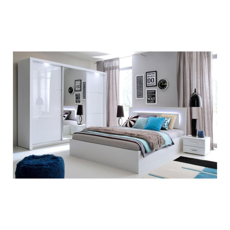 Dobias Bed, European Kingsize (160 x 200cm)