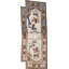Neutral Color Animal Pattern Antique Chinese Saddle Horse Cover Rug