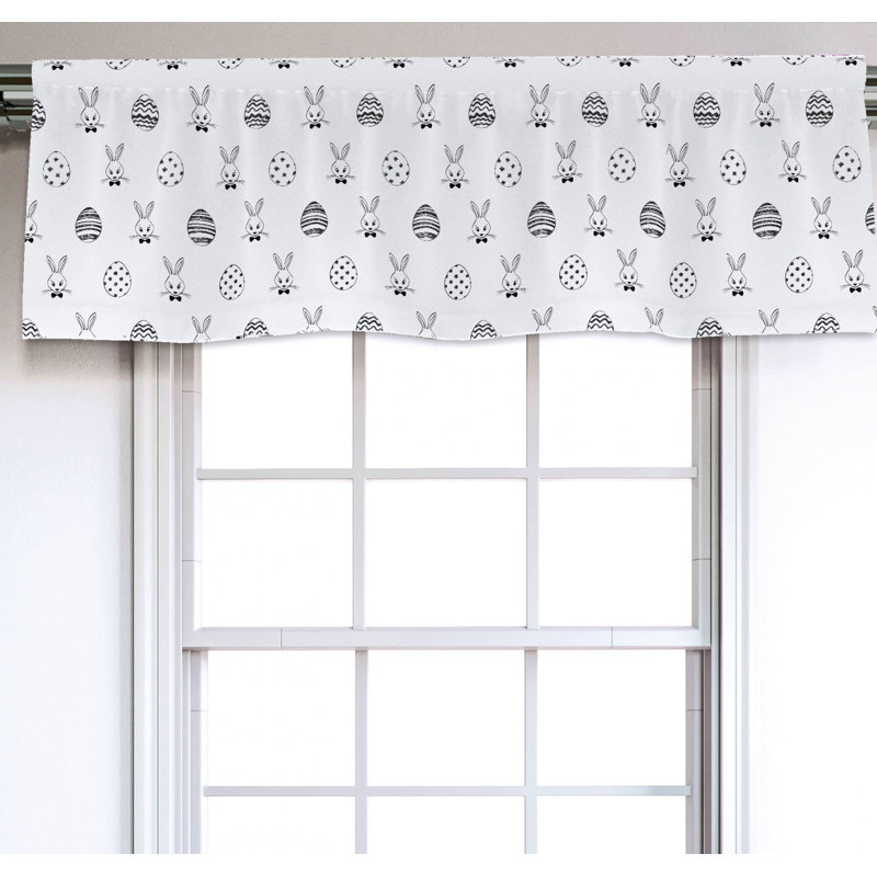 Sateen Ruffled Window Valance