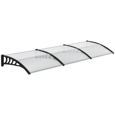 EvoNet 96cm W x 303cm D Polyester Cover Retractable Door / Window Awning