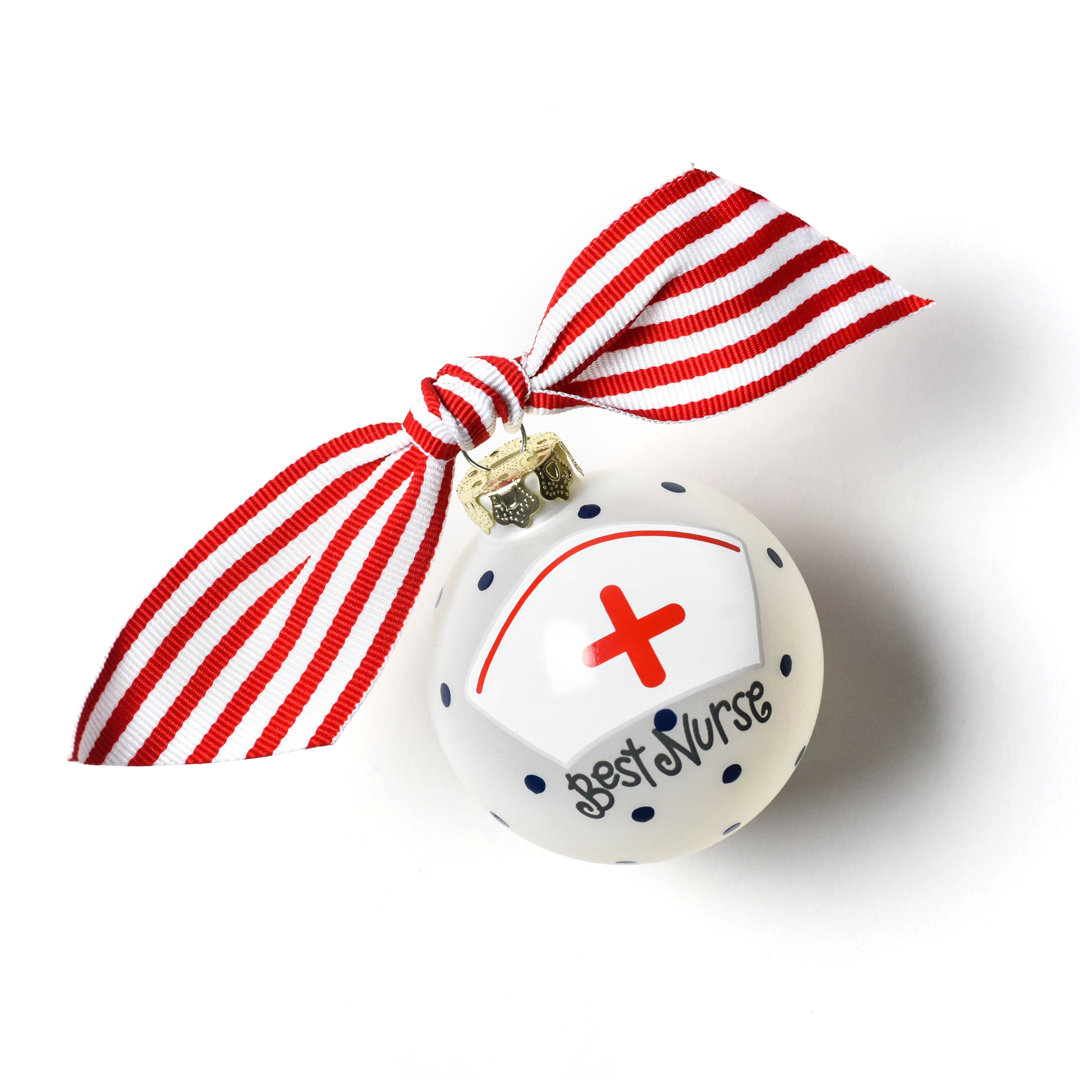 3'' Glass Ball Ornament Coton Colors by Laura Johnson