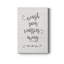 «Wash Worries», art textuel sur toile tendue-734565371