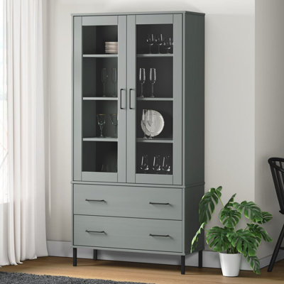 Landowski 172.5cm H x 85cm W Solid Wood Standard Bookcase