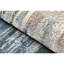 Abstract Area Rug in Ivory/Light Blue