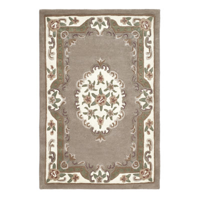 Comfort Oriental Wool Hand Woven Beige