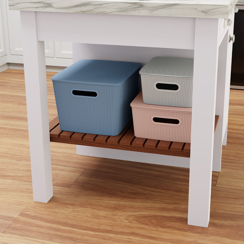 Bac de rangement avec couvercle GLAD, paquet de 4, 12,4 pte, Rose