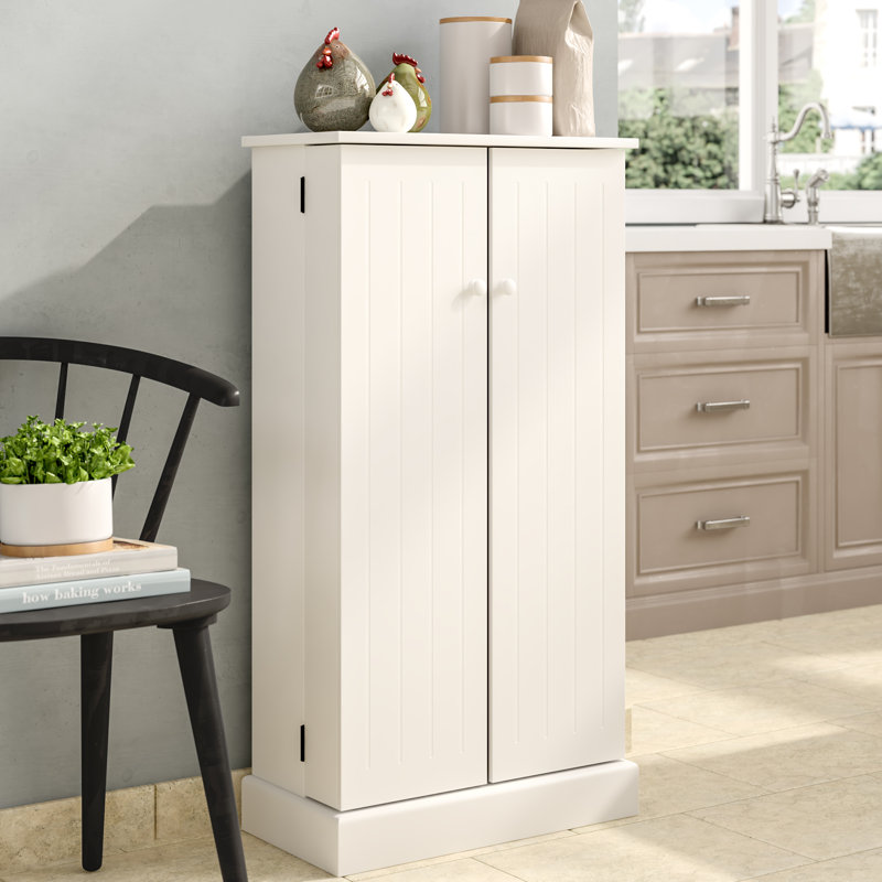 Teegarden 41.25'' Kitchen Pantry, White