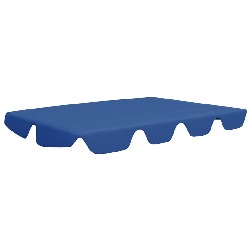 Replacement Canopy for Garden Swing Blue 150/130x70/105 cm, Blue