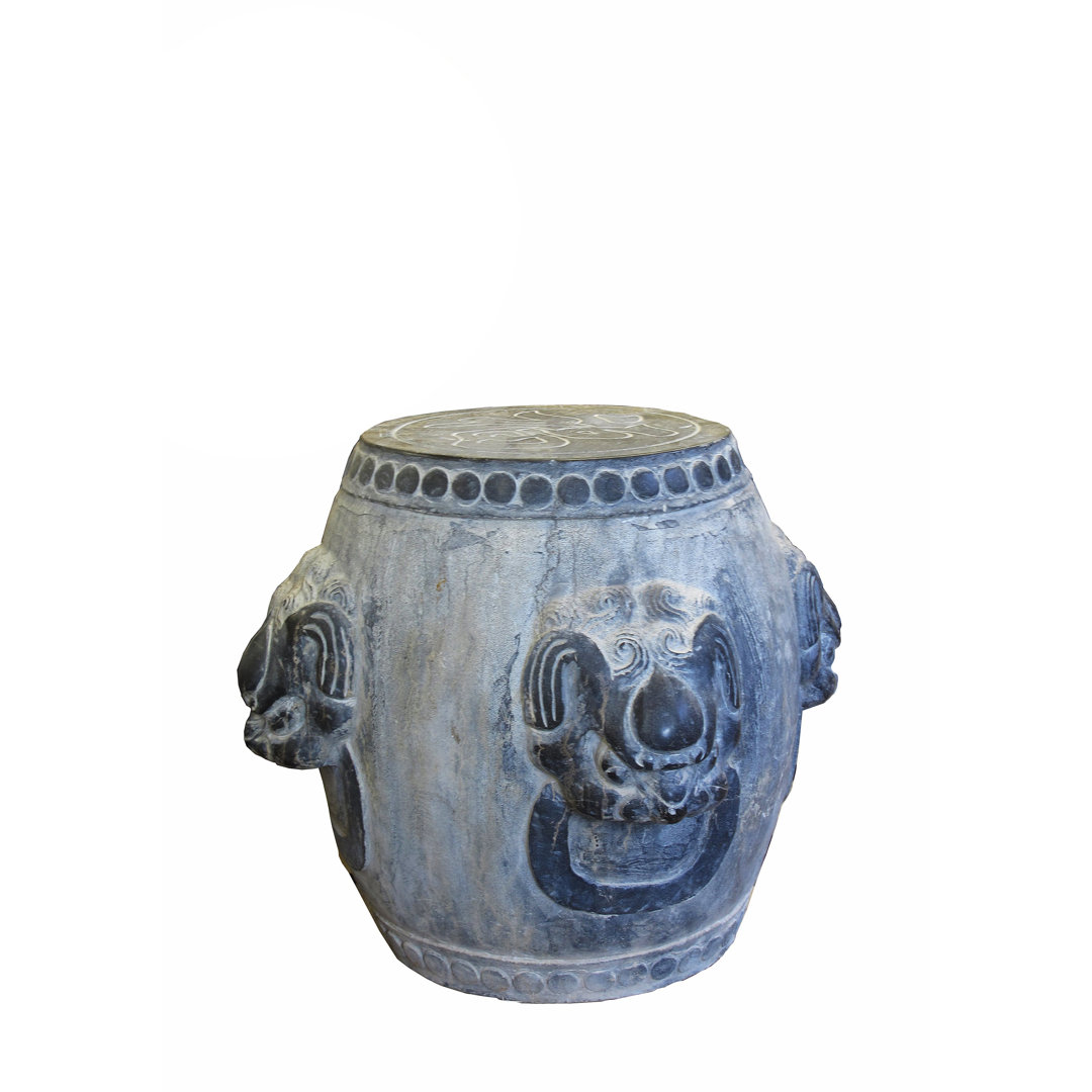 Lions Stone Accent Stool DYAG East