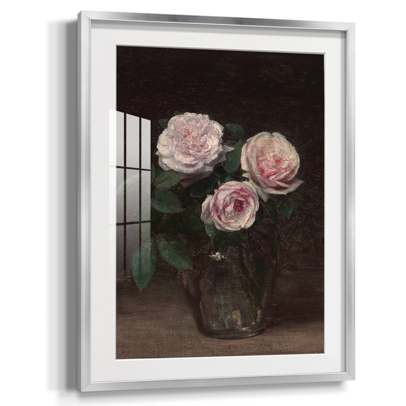 Imprimé floral rétro CCL XXX - impression encadrée