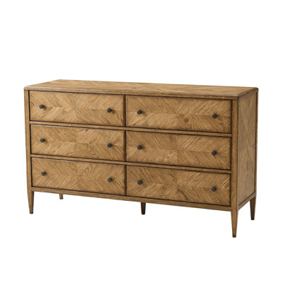 Theodore Alexander Nova 6 Drawer 63.5" W Double Dresser & Reviews | Perigold