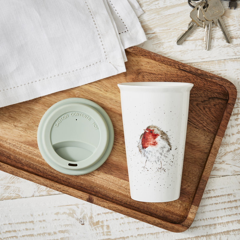 Classic Wrendale Designs  Robin Travel Mug