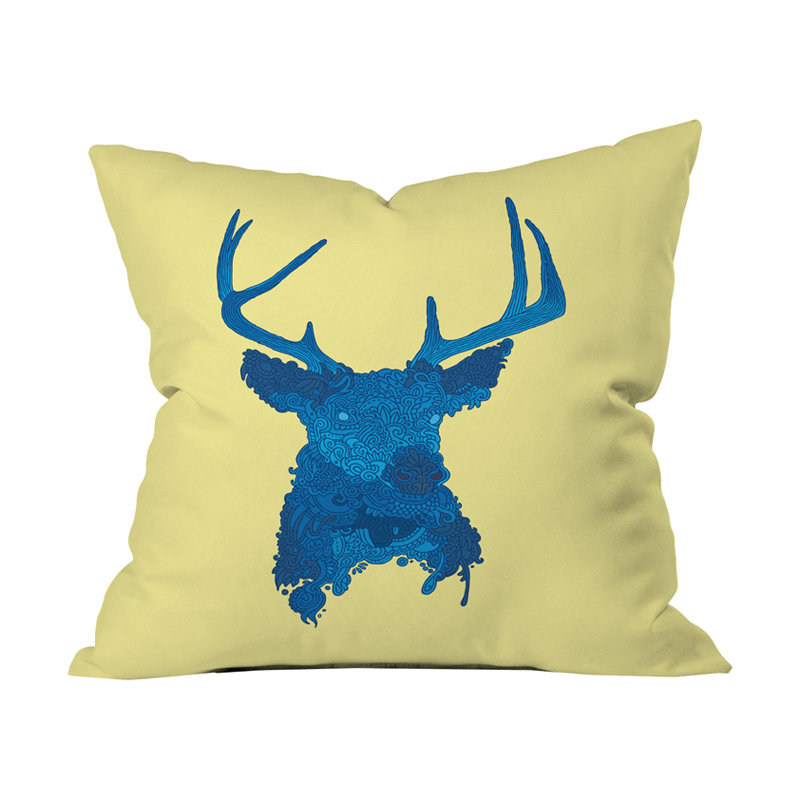 Coussin extérieur Martin Bunyi Deerhead, 26 po x 26 po