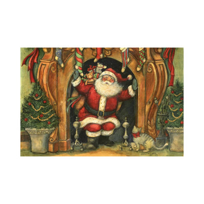 Down The Chimney by Susan Winget - Gallery-Wrapped Canvas Giclée on Canvas