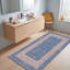 Tapis Fennel moderne à motifs mosaïques abstraits, bleu, gris, or, crème, ivoire, lavable à la machine, antidérapant, à poils courts, pour l'intérieur et l'extérieur, adapté aux animaux domestiques, idéal pour le salon, la chambre, la salle à manger, l'entrée, le couloir ou le bureau.-911196785