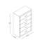 Commode 5 tiroirs 30,70 po Avigail-69517706