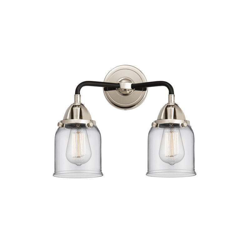 Shauna 2 - Light Vanity Light, LED, Clear, Black Polished Nickel