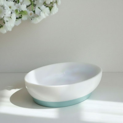 Resin Rio Large Oval Bowl with Base