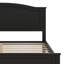 Lit plateforme de style Mid-Century, cadre de lit très grand avec tête de lit en bois-1800933590