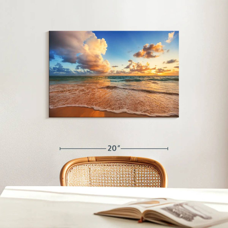 Gillard Relaxing Ocean Wave, 16" H x 24" W