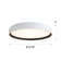 Sleek Round LED Ceiling Light - Thin Glossy Design, 5-Step Adjustable Color Temperature, Dimmable & ETL Certified