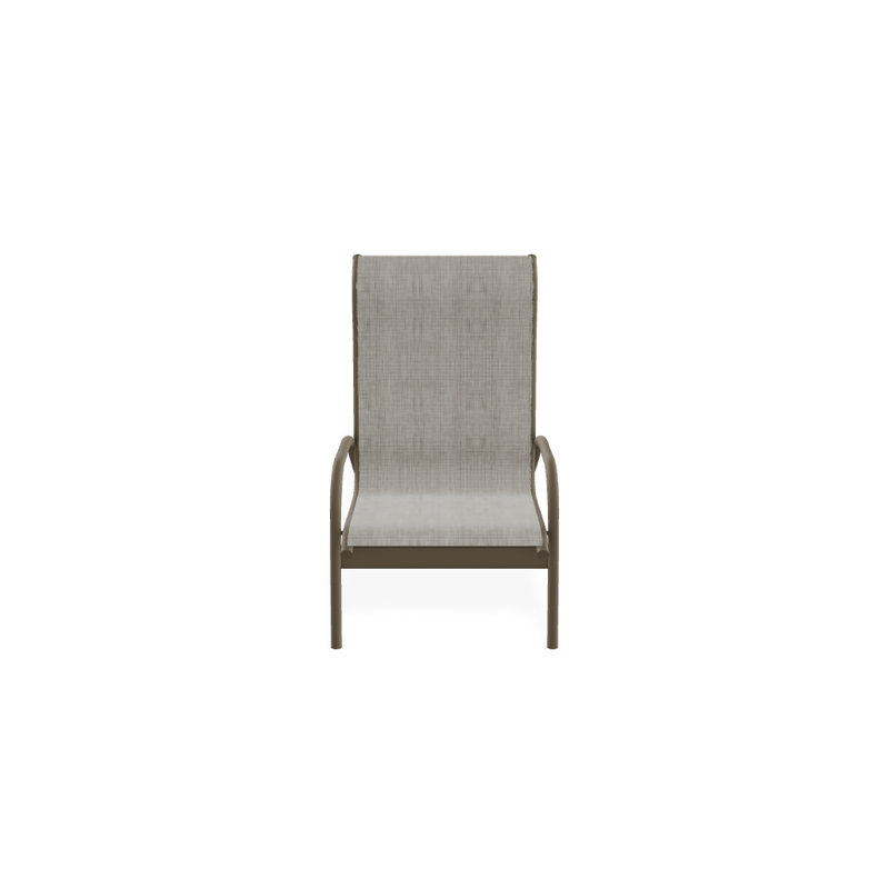 Gardenella Patio Chair, Smoke, Beachwood