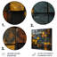 Cubes dorés abstraits géométriques I - art mural géométrique en métal-2052661254
